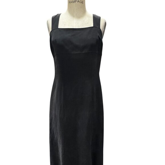 Dana Buchman Dresses & Skirts - Dana Buchman 100% Silk Black Maxi Dress – Size 10